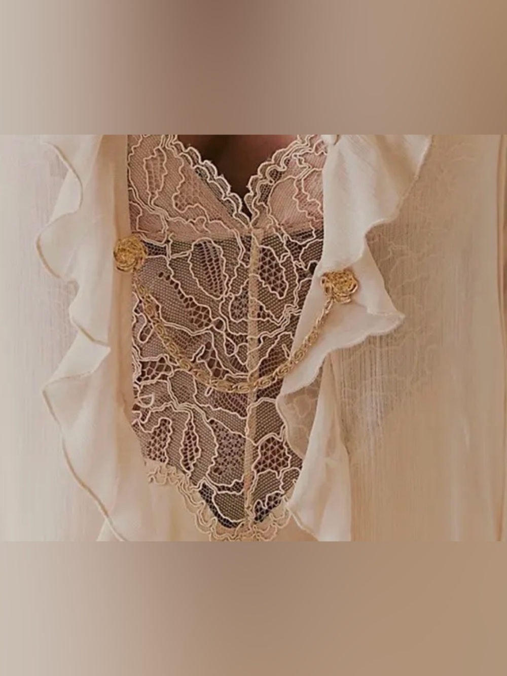 NEW Free People Chancellor Pin Brooch in Golden Rose 🌹 New - Picture 2 of 6